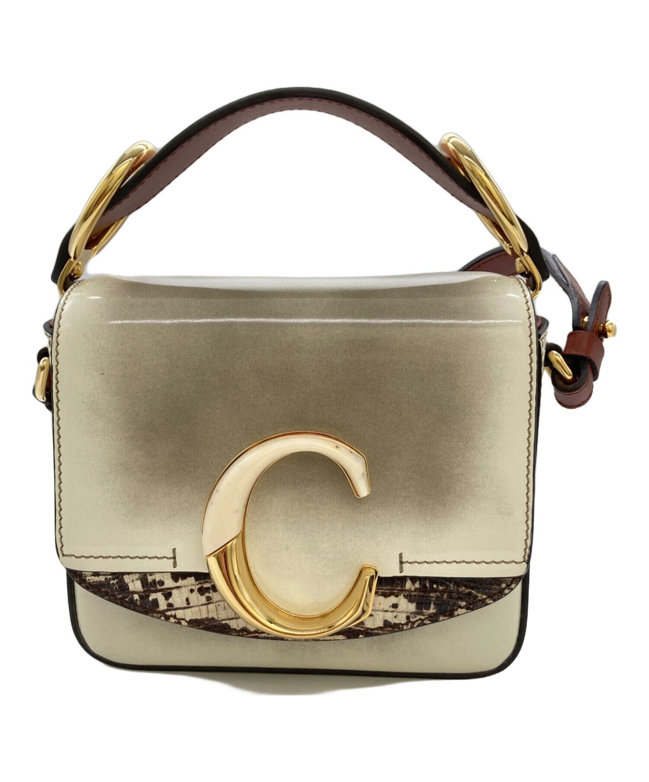 Chloe Hand Shoulder Bag Tote Purse 2way Authentic