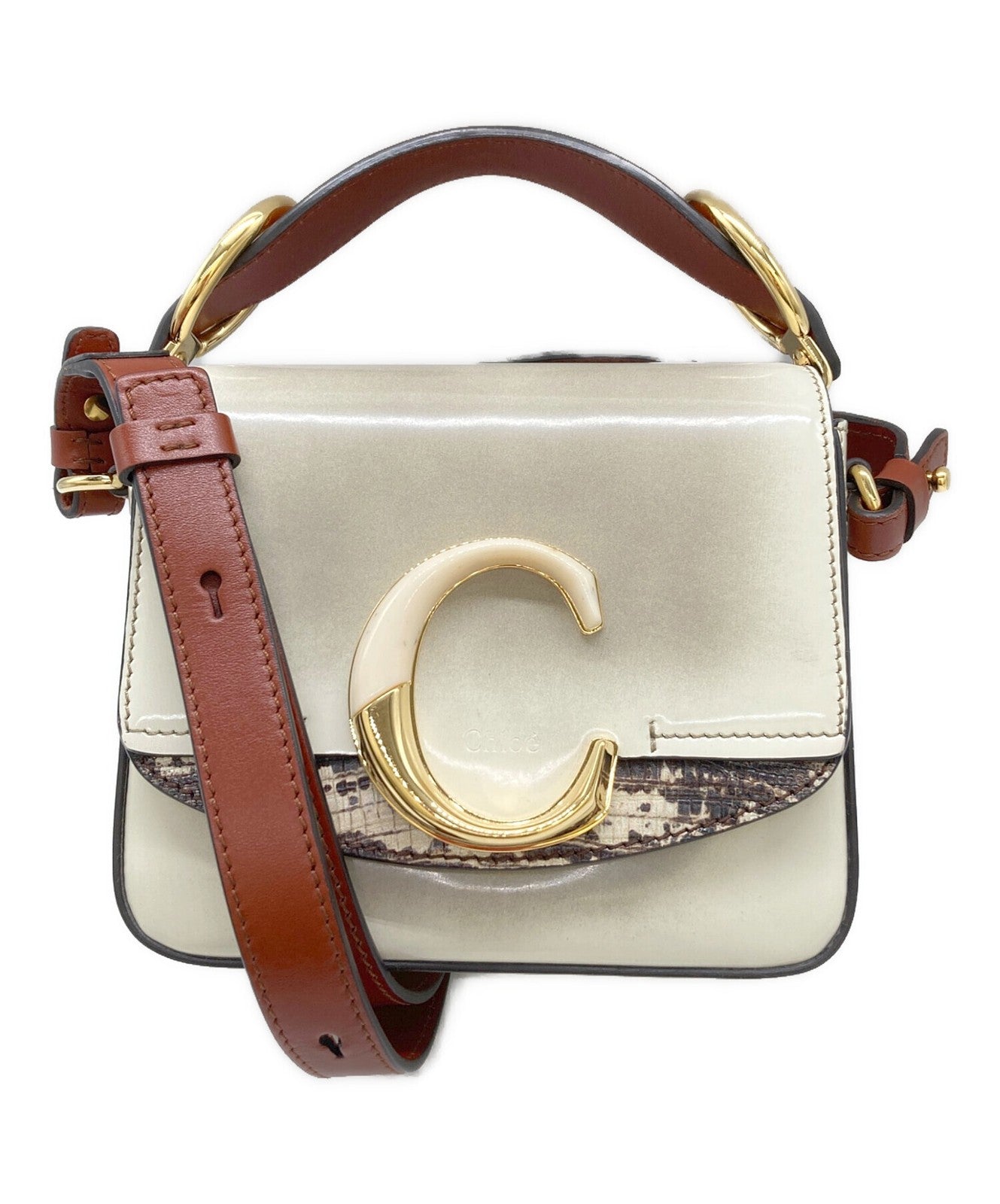Chloe Hand Shoulder Bag Tote Purse 2way Authentic