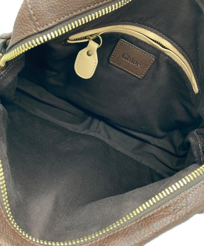 Chloe Hand Shoulder Bag Tote Purse 2way Paraty Leather Authentic