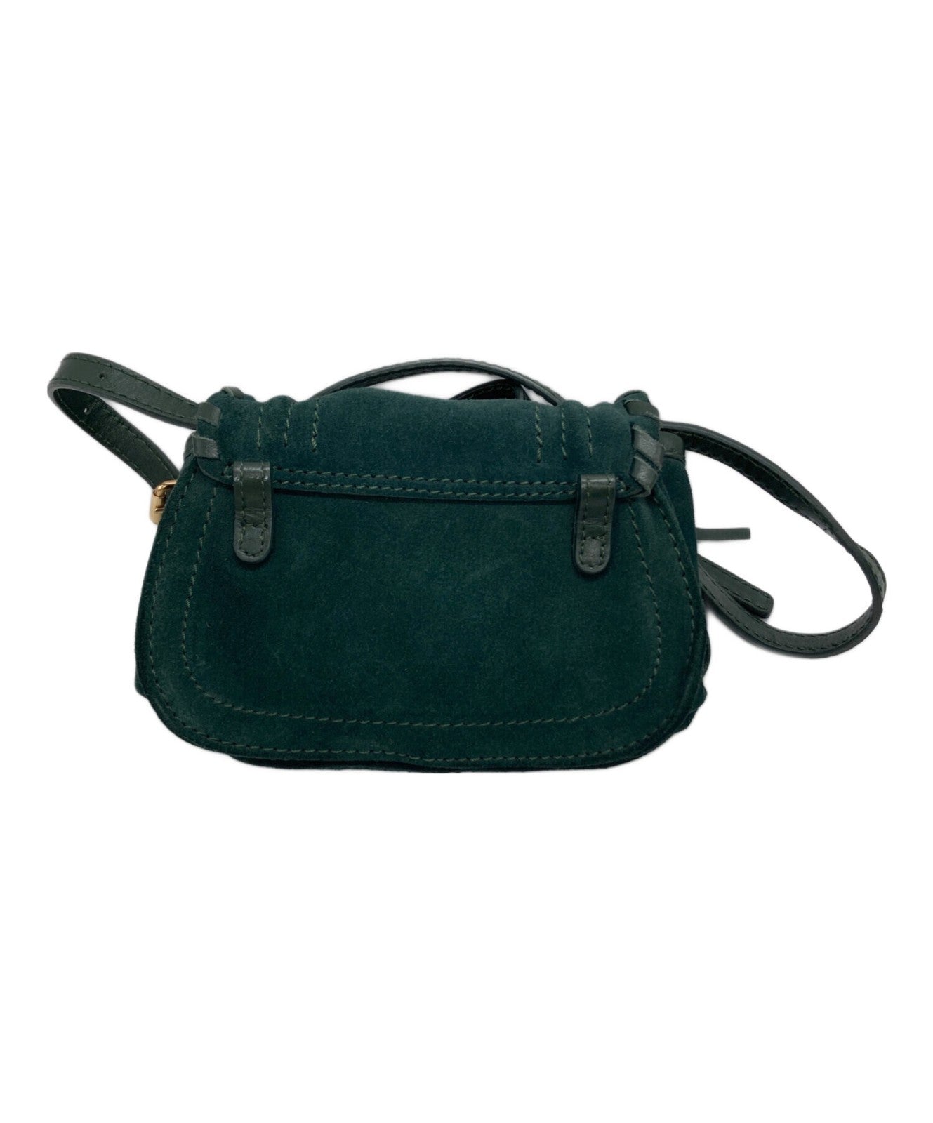 See By Chloe Marcy Small Shoulder Bag Purse Green Authentic