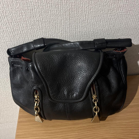See By Chloe Hand Shoulder Bag Tote Purse Leather Brown Authentic