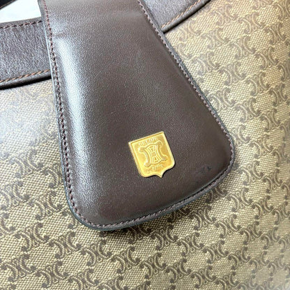 CELINE Hand Shoulder Bag Tote Purse Macadam Authentic