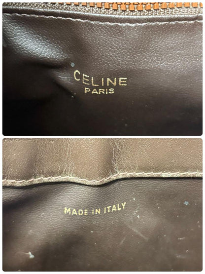 CELINE Hand Shoulder Bag Tote Purse Macadam Authentic