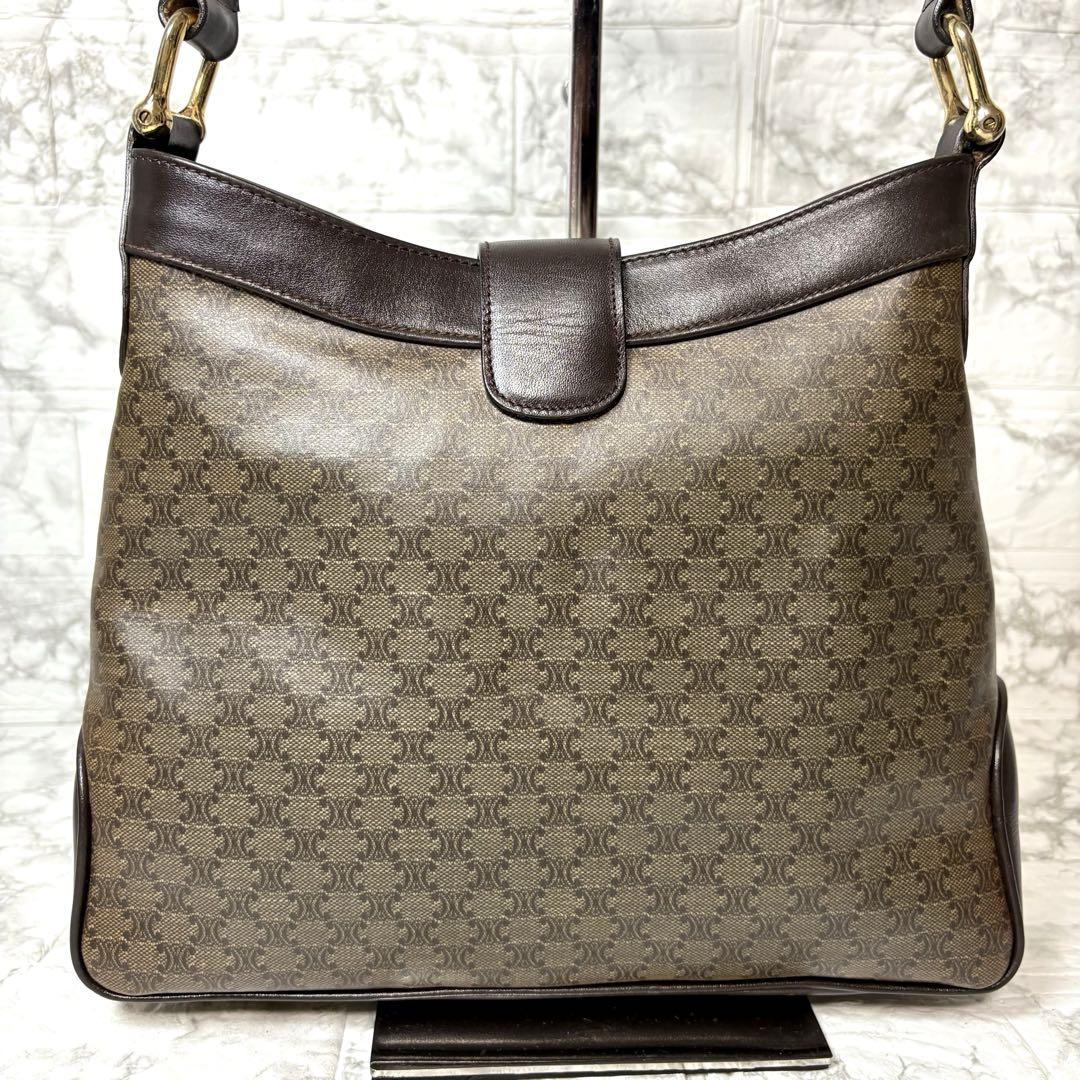 CELINE Hand Shoulder Bag Tote Purse Macadam Authentic