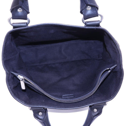 CELINE Hand Bag Tote Purse Boogie C Macadam Suede Leather Black Authentic