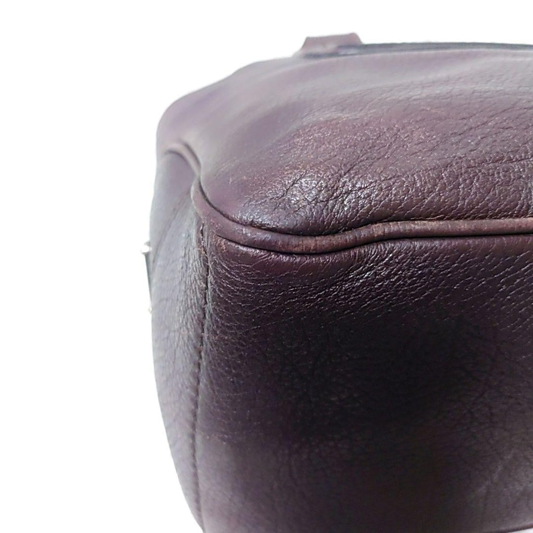 CELINE Hand Bag Tote Purse Boogie Dark Brown Authentic