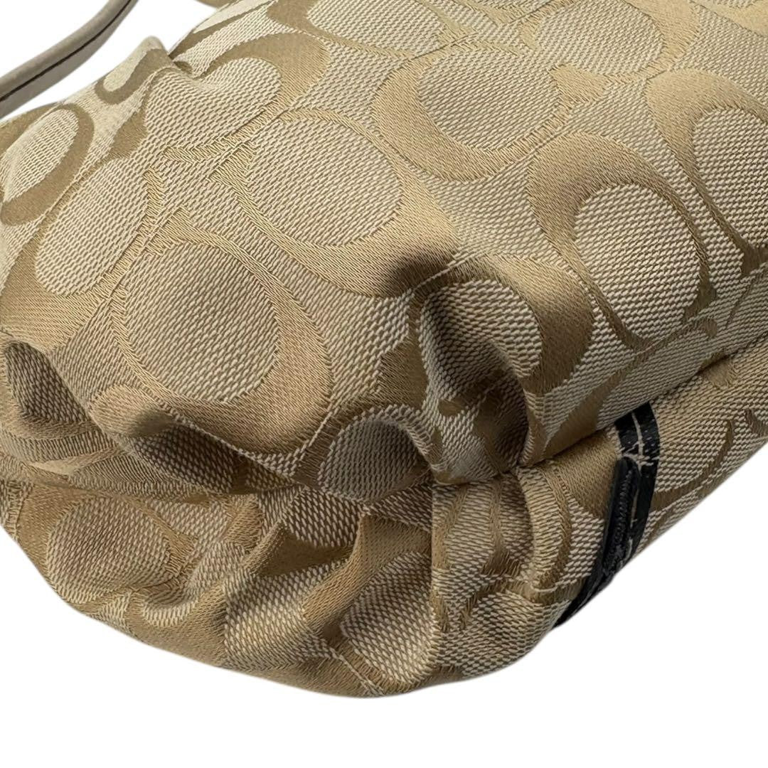 COACH Hand Bag Tote Purse poppy Signature Authentic