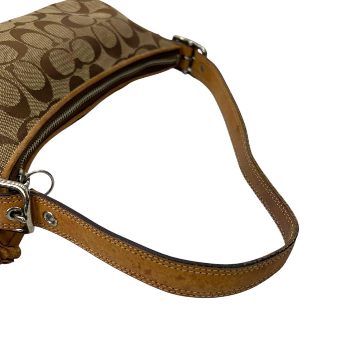 COACH Shoulder Bag Purse Signature Authentic