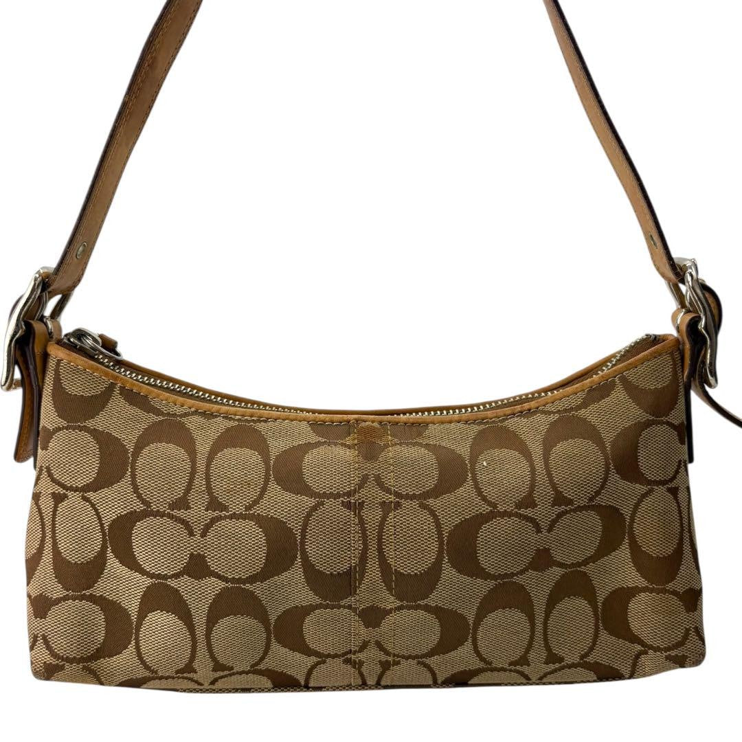 COACH Shoulder Bag Purse Signature Authentic
