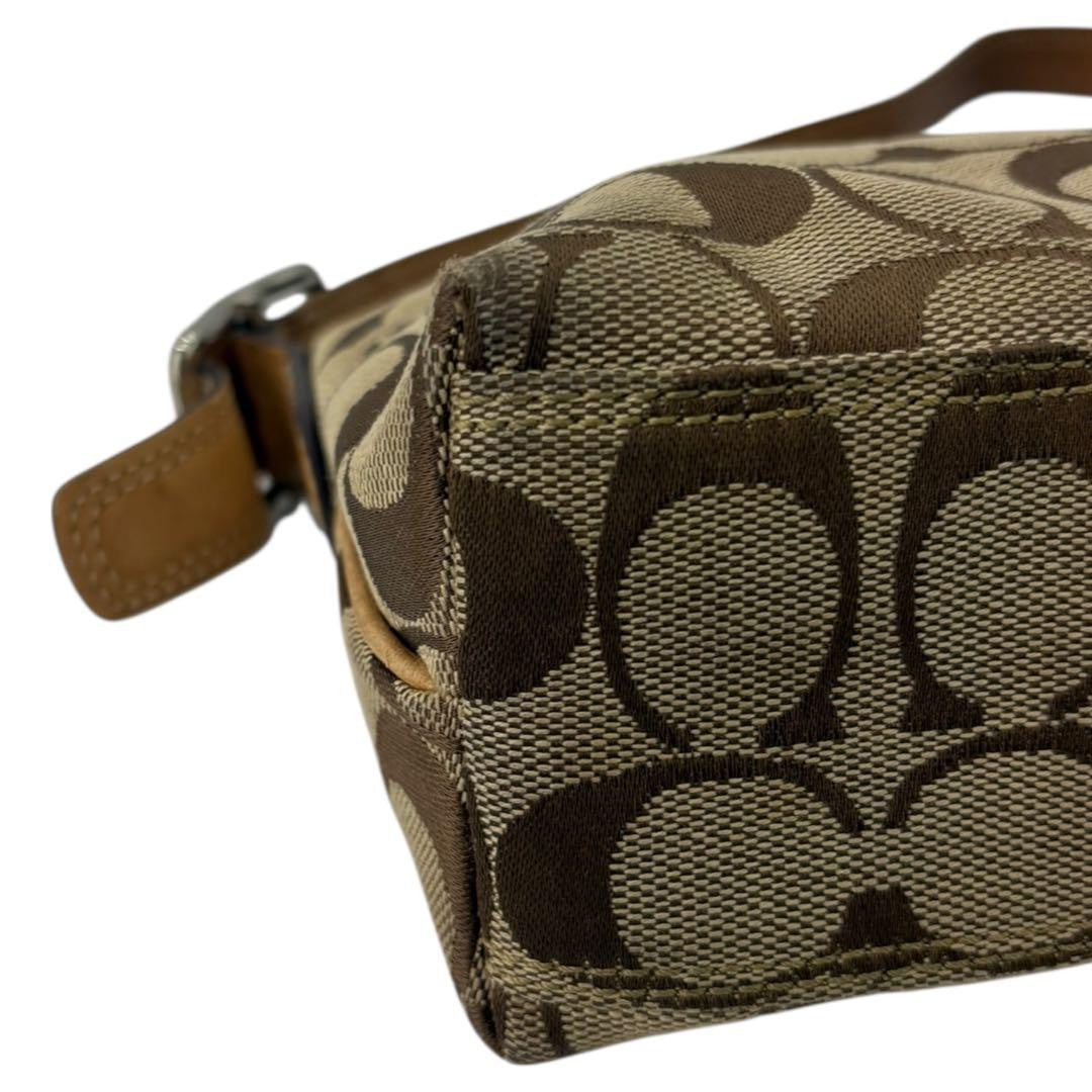 COACH Shoulder Bag Purse Signature Authentic