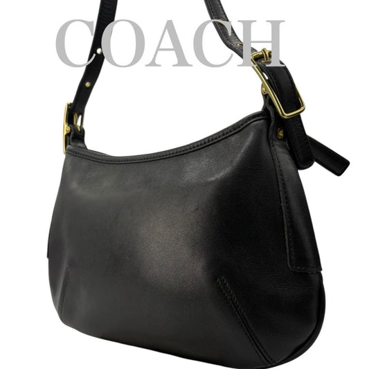 COACH Shoulder Bag Purse Leather Authentic