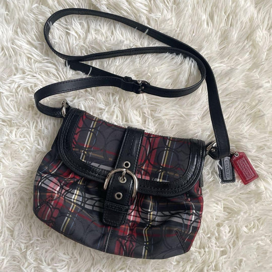 COACH Shoulder Bag Purse Soho 15476 Multicolor Authentic