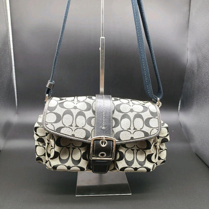 COACH Shoulder Bag Purse Signature Soho Authentic