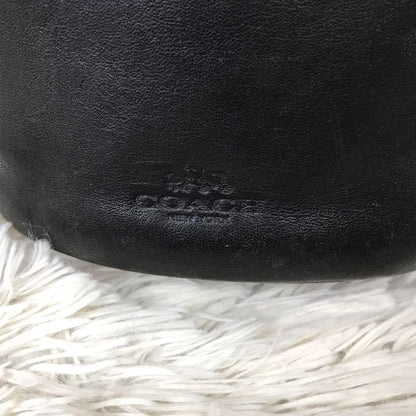 COACH Shoulder Bag Purse 32281 Leather Black Authentic