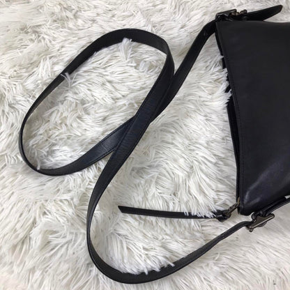 COACH Shoulder Bag Purse 32281 Leather Black Authentic