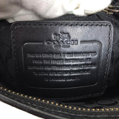 COACH Shoulder Bag Purse 32281 Leather Black Authentic