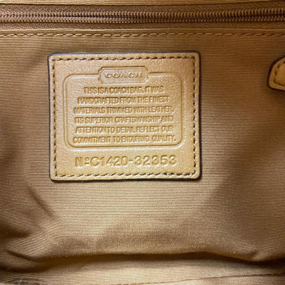 COACH Shoulder Bag Purse Signature 32353 Turn Lock Authentic