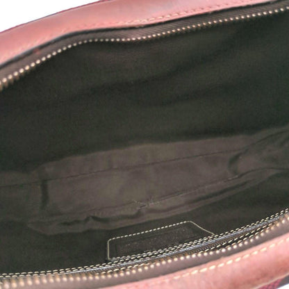 COACH Shoulder Bag Purse Signature Hobo Red Authentic