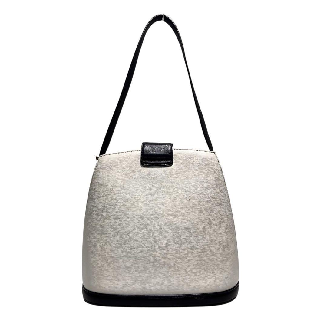 Valentino Garavani Hand Bag Tote Purse Navy White Authentic