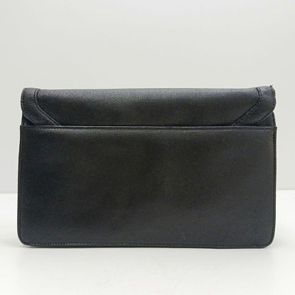 GIVENCHY Shoulder Bag Purse 4G Chain Leather Black Authentic
