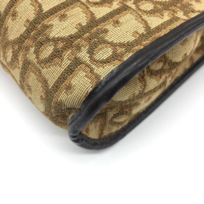 Christian Dior Shoulder Bag Purse Trotter Brown Authentic