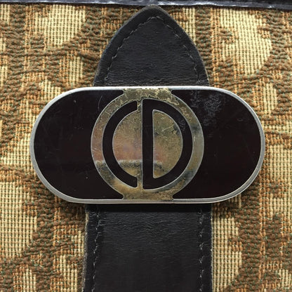 Christian Dior Shoulder Bag Purse Trotter Brown Authentic