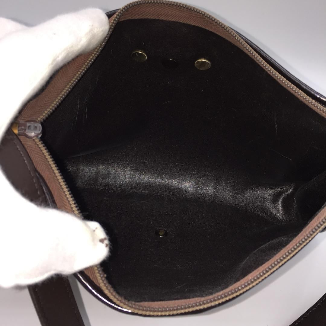 Christian Dior Shoulder Bag Purse Trotter Brown Authentic