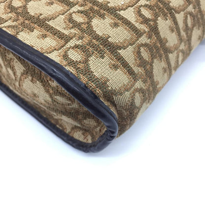 Christian Dior Shoulder Bag Purse Trotter Brown Authentic