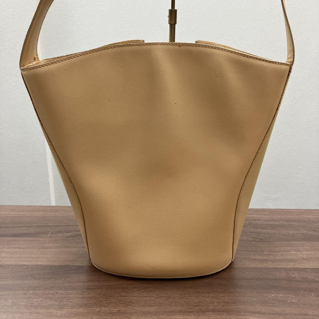 Christian Dior Shoulder Bag Purse CD Beige Authentic