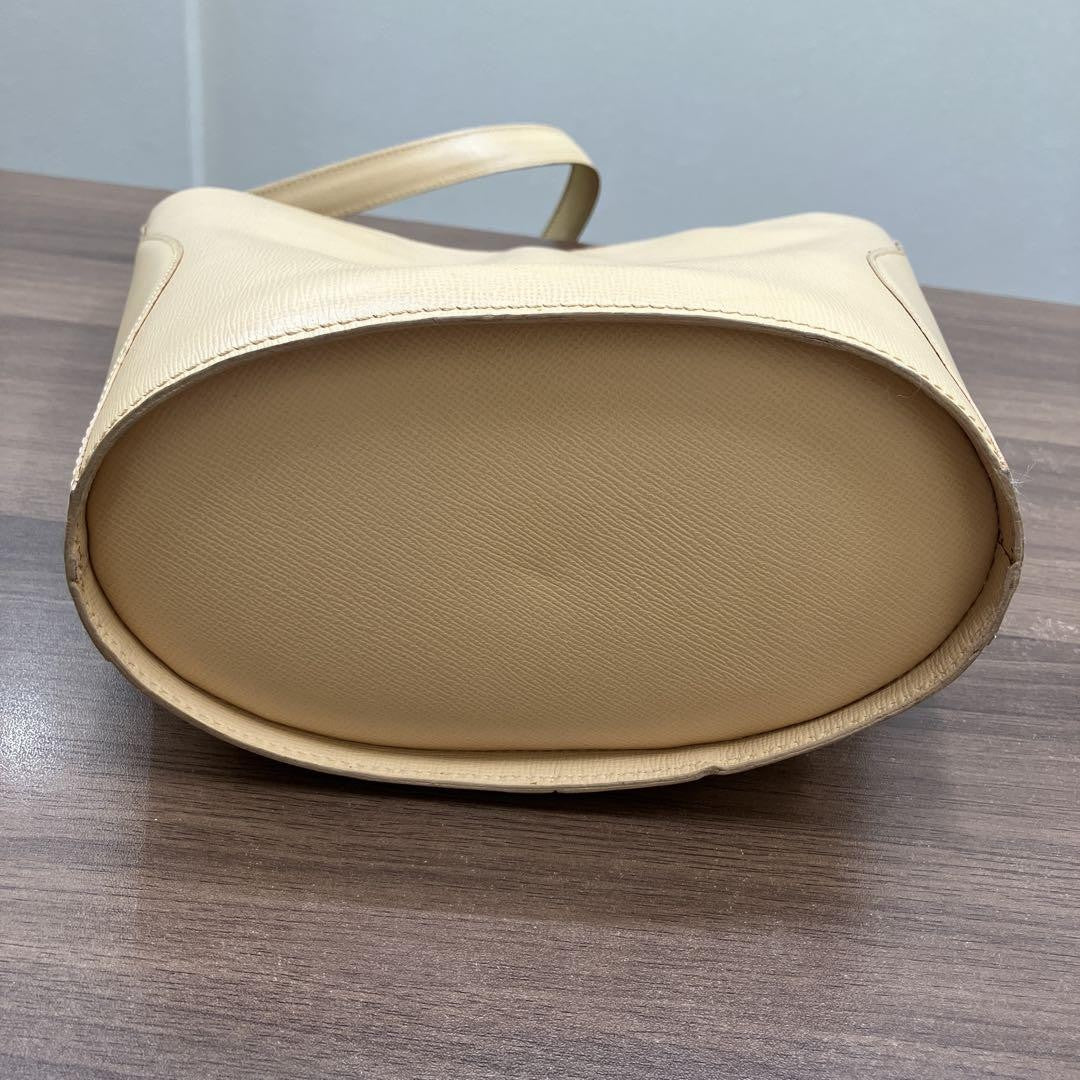 Christian Dior Shoulder Bag Purse CD Beige Authentic