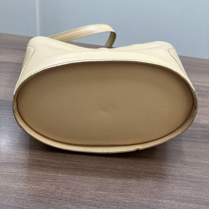 Christian Dior Shoulder Bag Purse CD Beige Authentic