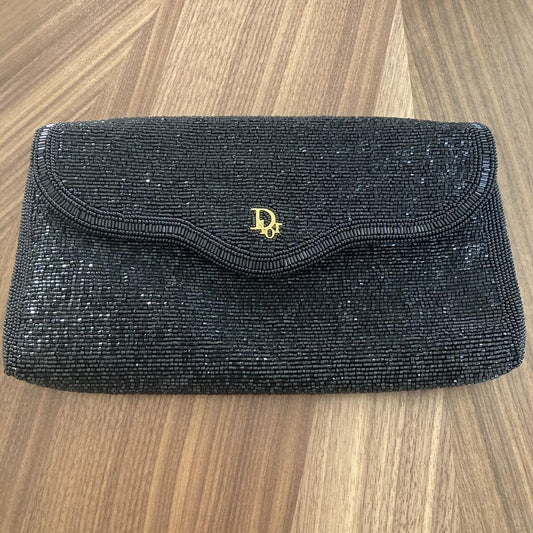 Christian Dior Clutch Bag Party Second Bag Logo Authentic