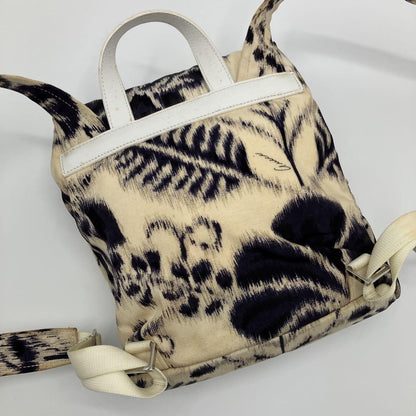 GUCCI Mini Backpack Canvas White Authentic