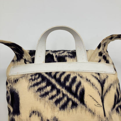 GUCCI Mini Backpack Canvas White Authentic