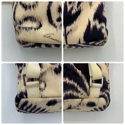 GUCCI Mini Backpack Canvas White Authentic