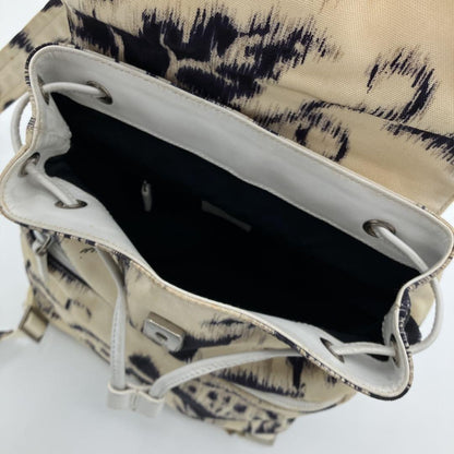 GUCCI Mini Backpack Canvas White Authentic