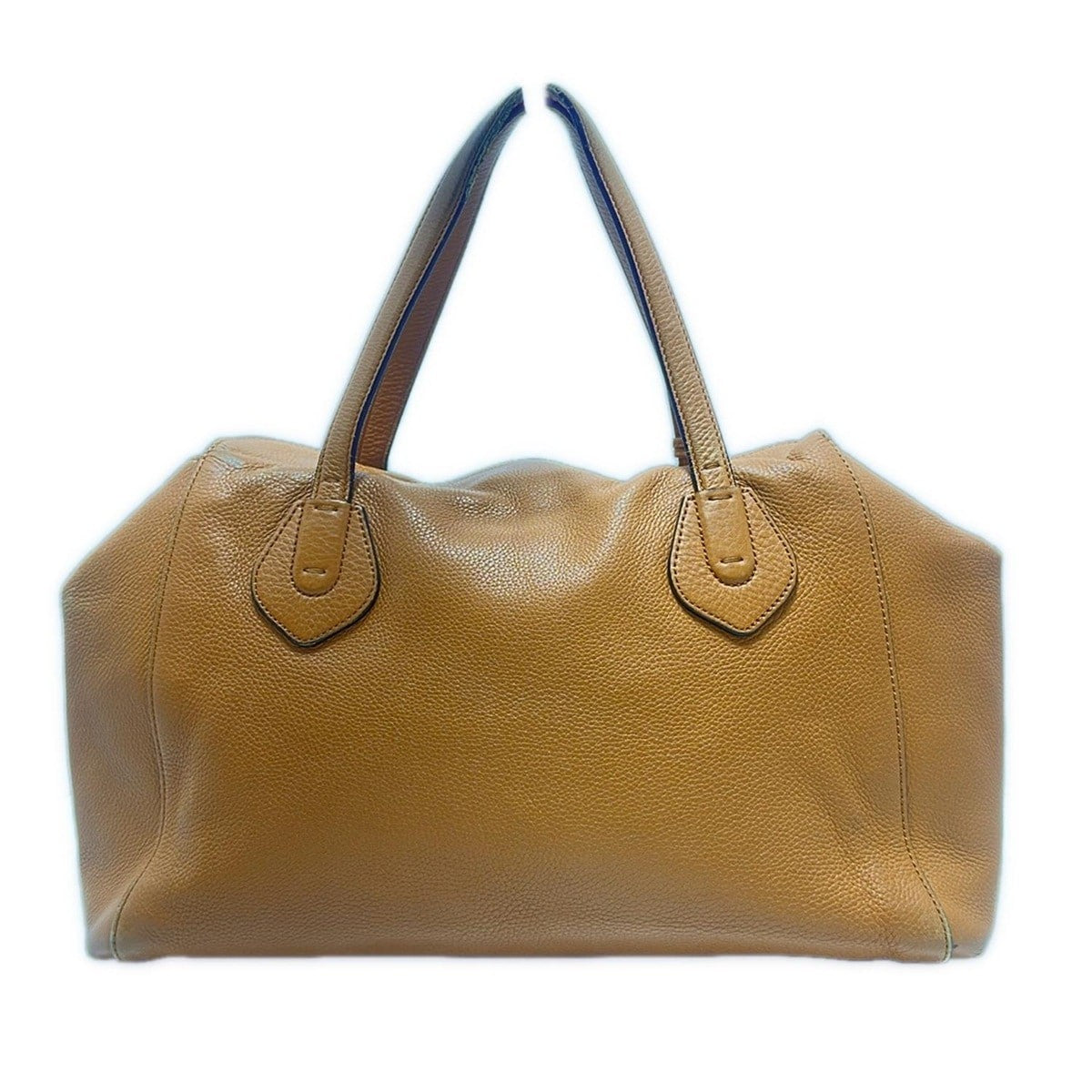 GUCCI Hand Bag Tote Purse Leather Light Brown Authentic