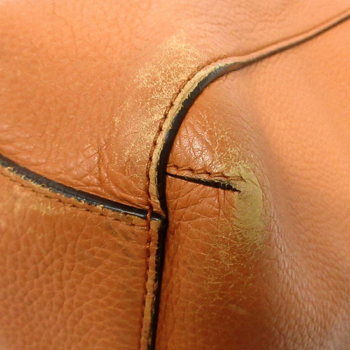 GUCCI Hand Bag Tote Purse Leather Light Brown Authentic