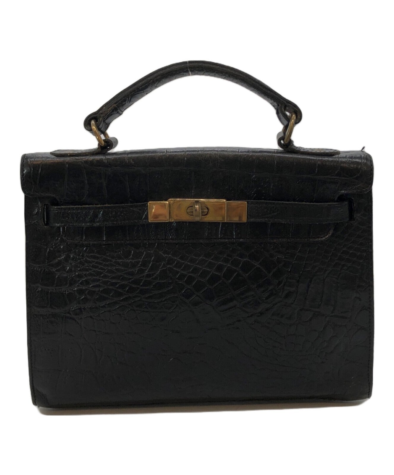 MULBERRY Hand Bag Tote Purse Black Authentic