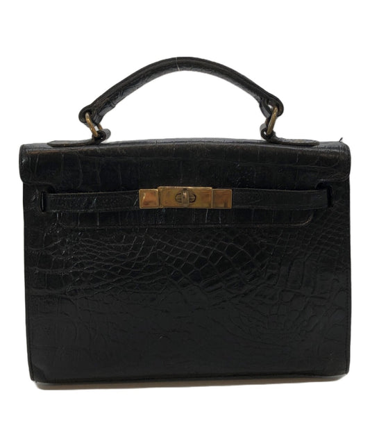 MULBERRY Hand Bag Tote Purse Black Authentic