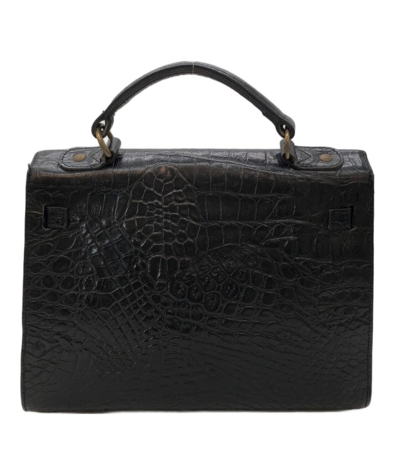 MULBERRY Hand Bag Tote Purse Black Authentic