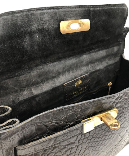 MULBERRY Hand Bag Tote Purse Black Authentic