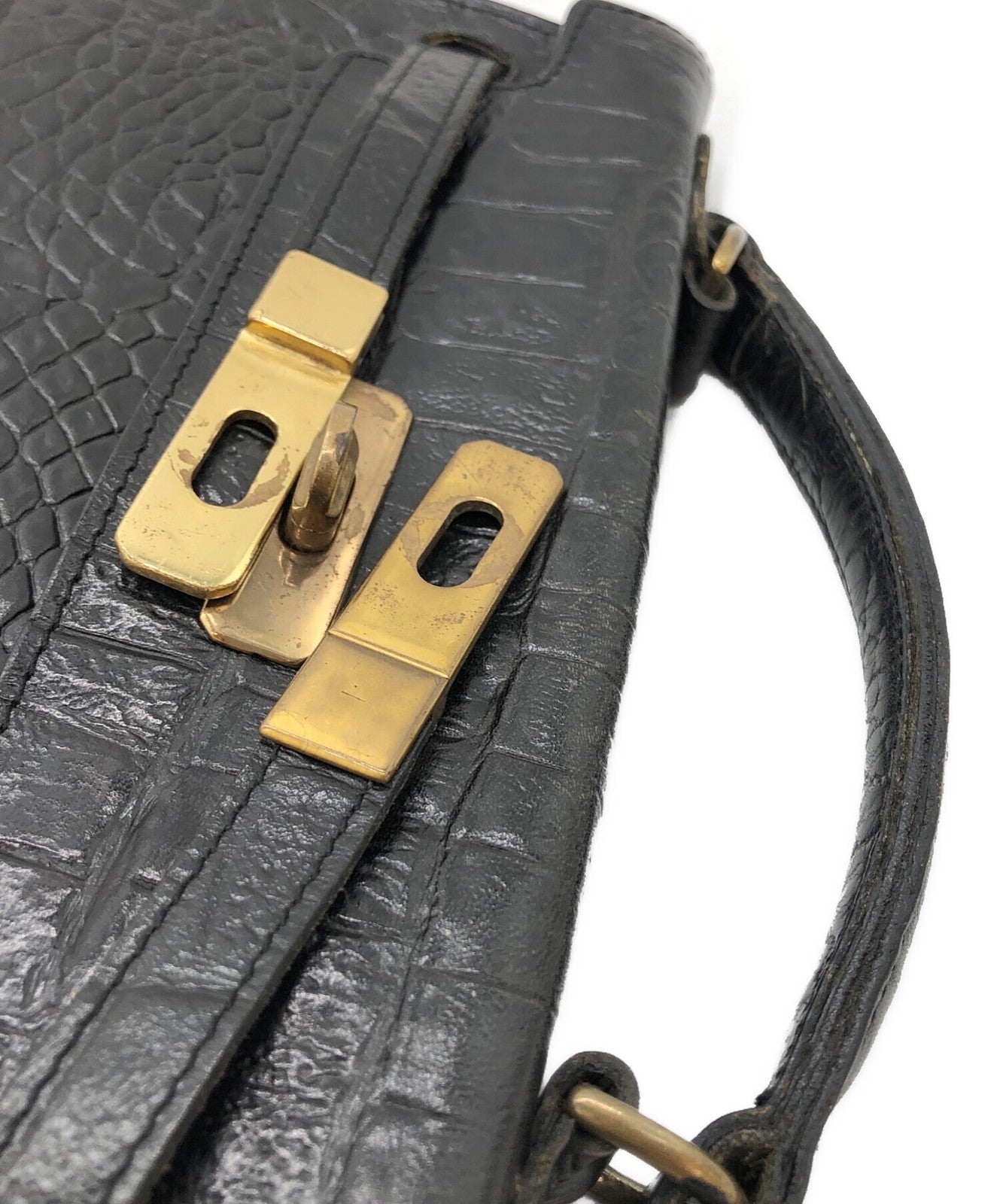 MULBERRY Hand Bag Tote Purse Black Authentic