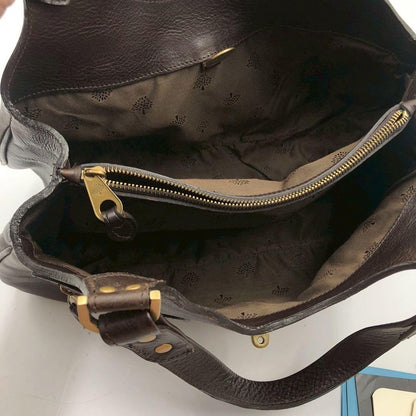 MULBERRY Hand Bag Tote Purse Turn Lock Authentic