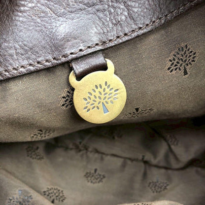 MULBERRY Hand Bag Tote Purse Turn Lock Authentic
