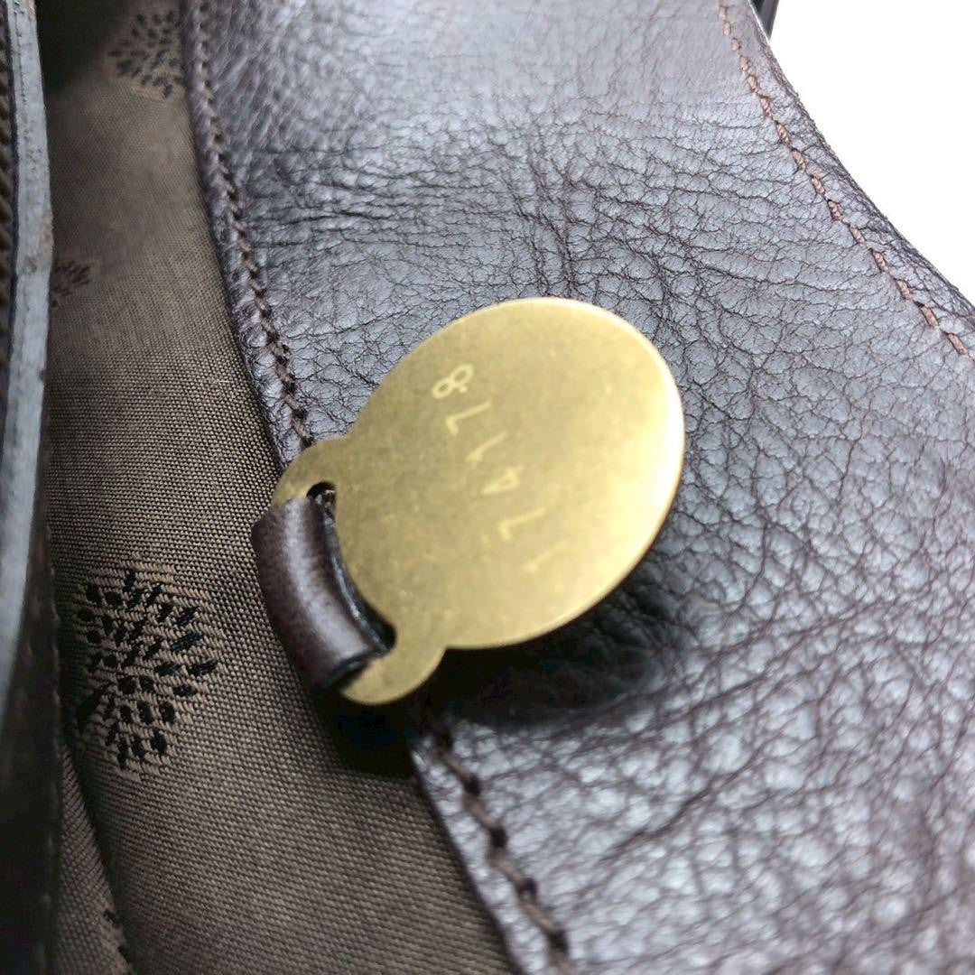 MULBERRY Hand Bag Tote Purse Turn Lock Authentic