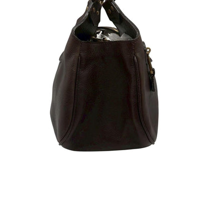 MULBERRY Hand Bag Tote Purse Turn Lock Authentic