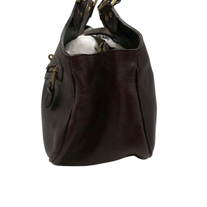 MULBERRY Hand Bag Tote Purse Turn Lock Authentic