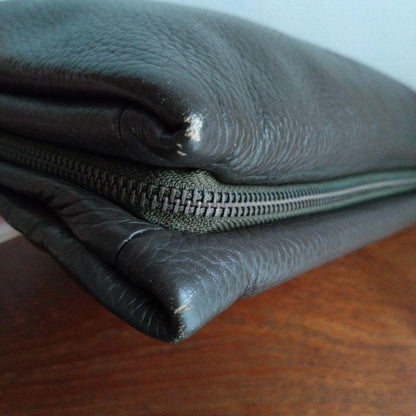MULBERRY Hand Shoulder Bag Tote Purse Leather Dark Brown Authentic