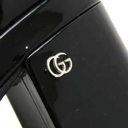 GUCCI Sandals Shoes Interlocking G EU 36.5 US 6.5 Black Authentic